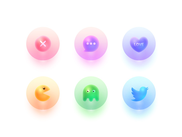 图标练习 / Some Colorful Icons
