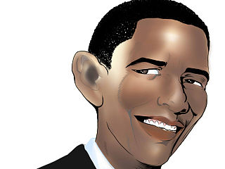 板绘练习-奥巴马