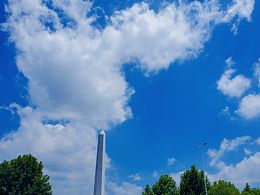 收集的夏天的天空和云