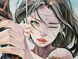 水彩临摹WLOP🌟