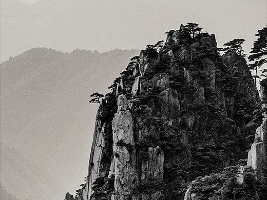水墨黄山