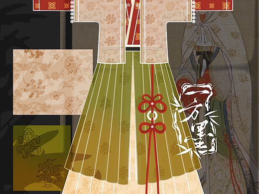 未授权古典配色宋制汉服设计稿