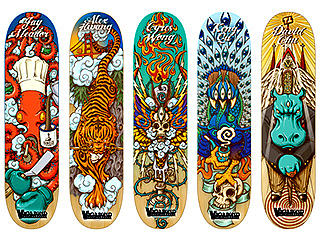 VAGABONDxPANDA-MEI 滑手签名款系列滑板