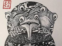 涂鸦/拓印/线描/漫画/素描/彩铅/MBE风