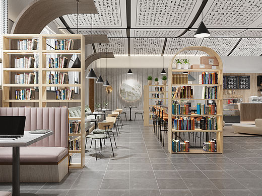 阅览室书吧设计