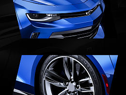 雪佛兰科迈罗ps绘制