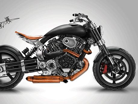 精致的摩托UI设计