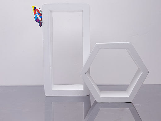 新拍了一组几何背景图片，春夏秋冬的都有