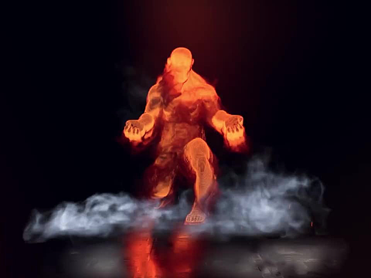 PR模板 | 美丽火焰图案火花热纹理视觉效果魔术火标志