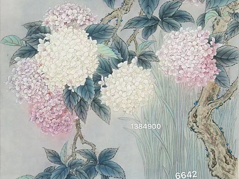 赵永夫老师精品工笔花鸟《花好月圆》