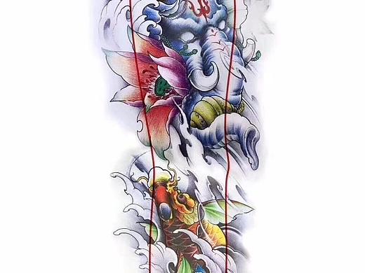 特价花臂（个人主页-ZMzQ2OTUxMDA=） - 绘画 - 站酷设计师V18062555978原创素材 - 站酷ZCOOL