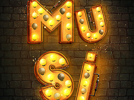 霓虹灯字体（个人主页-ZMTcxMzc0OTI=） - 海报 - 站酷设计师胖胖小慕斯原创素材 - 站酷ZCOOL