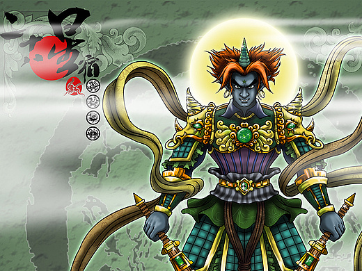 二十八星宿--东方角木蛟6年前超级无敌红蛋蛋4402250插画-游戏原画