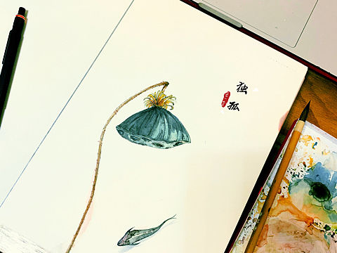 夜央，小画