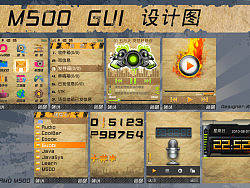 搖滾風格GUI（非智能機）（個人主頁-ZNzk3ODE2） - 主題/皮膚 - 站酷設(shè)計師jimmydeath原創(chuàng)素材 - 站酷ZCOOL