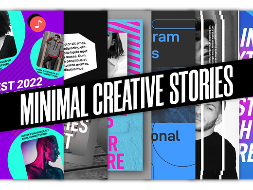 AE模板 | 竖版时尚设计创意故事推广产品或销售各种