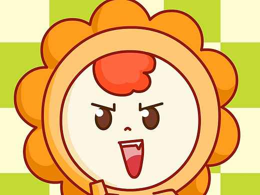 十二星座簡(jiǎn)筆畫(huà)——獅子座（個(gè)人主頁(yè)-ZMTcxMDYzOTI=） - 單幅漫畫(huà) - 站酷設(shè)計(jì)師LinFZ原創(chuàng)素材 - 站酷ZCOOL