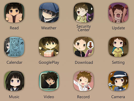 冰菓 HYOUKA 手机主题图标