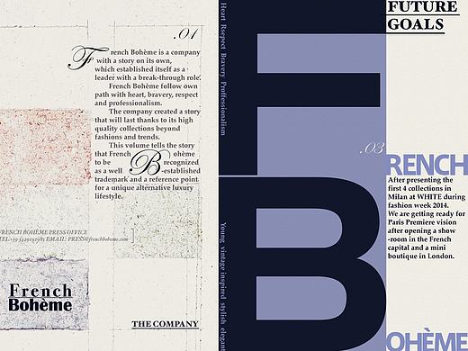 排版(英文品牌推介)