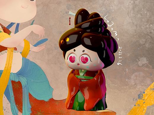 3d模型ip形象设计（个人主页-ZNTgxMzYzNTI=） - 玩具 - 站酷设计师敏果果小画师原创素材 - 站酷ZCOOL