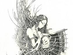 仿VIKI_LEE《黑白画意》