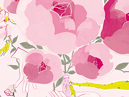 邂逅 #粉嫩多巴胺少女#花与花茎