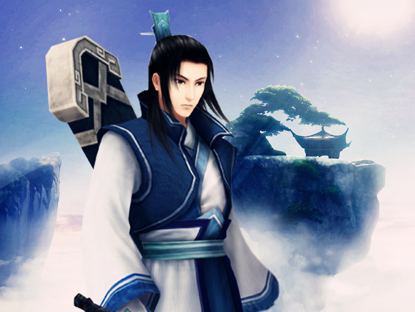 仙剑4-慕容紫英_雨中飞鹭-站酷zcool