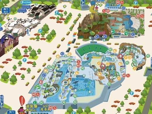 海洋馆的地图