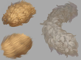 绒毛的画法 每周一课 陈战老师 CG 原画教程 