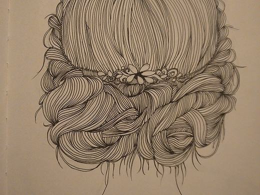 頭發(fā)隨筆（個人主頁-ZMzcxNDc1MzI=） - 藝術(shù)插畫 - 站酷設(shè)計師琳兒_Liner原創(chuàng)素材 - 站酷ZCOOL