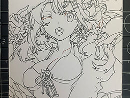 手绘夏日元气少女