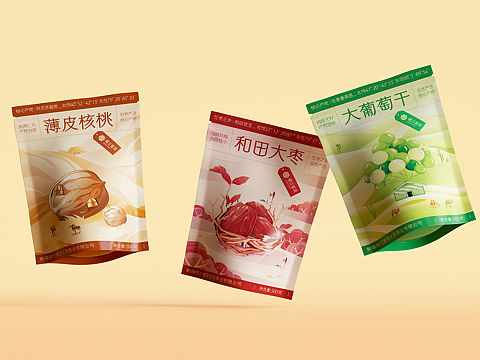 楼兰蜜语 干果零食包装设计