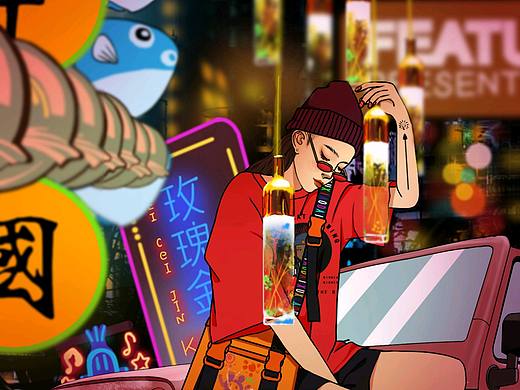 【Din 孙无力 潮流插画脸色IP事务所作品集】