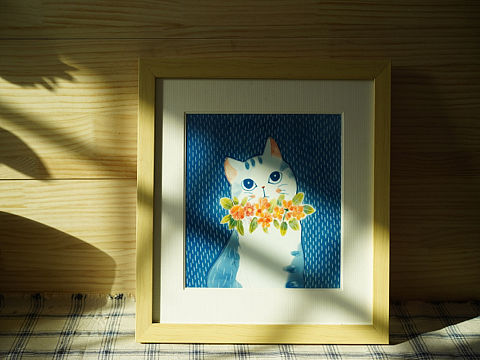 瓷板小画——我的大头照