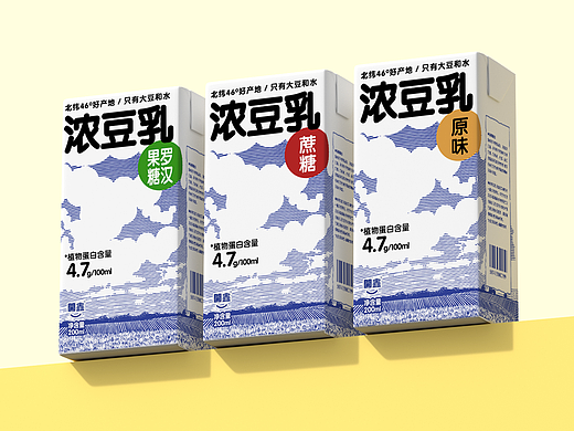 開鑫濃豆乳（個人主頁-ZNjY2ODY5NTI=） - 包裝 - 站酷設(shè)計師黃晃晃HHH原創(chuàng)素材 - 站酷ZCOOL