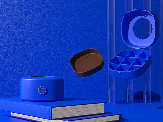 双层便携首饰收纳盒