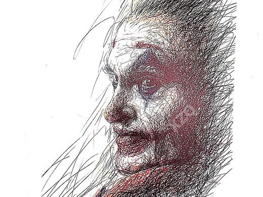 《小丑》（个人主页-ZNDM1MDQwMTI=） - 绘画 - 站酷设计师史莫政原创素材 - 站酷ZCOOL