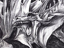 两张自动铅笔画