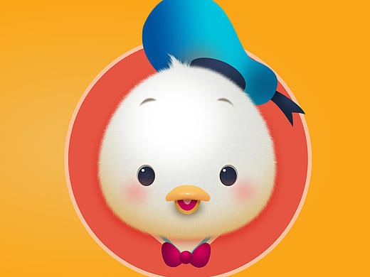 PS-DonaldDuck立体卡通化（个人主页-ZMjA3MTMxNDQ=） - 商业插画 - 站酷设计师皮皮TOTO原创素材 - 站酷ZCOOL