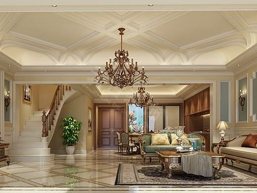 秀湖鹭岛装修，璧山别墅装修案例，叠上户型设计方案展示