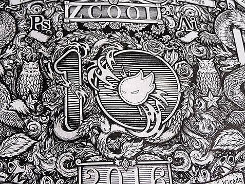如何画一幅站酷十周年插画丨附过程