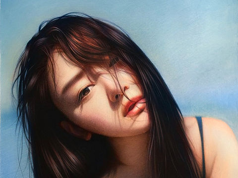 —彩铅人物海念