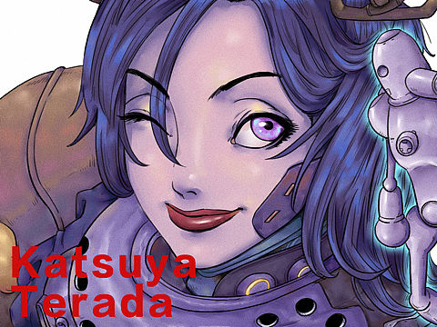新画-寺田克也的蓝色女孩（个人主页-ZNDIwOTMxMzY=） - 创作习作 - 站酷设计师黑色星球男孩原创素材 - 站酷ZCOOL