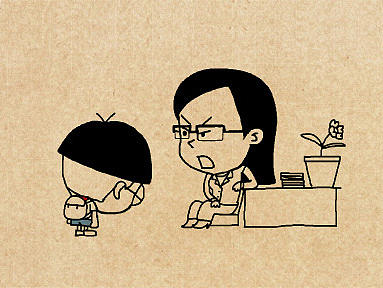 小明漫画——推销电话