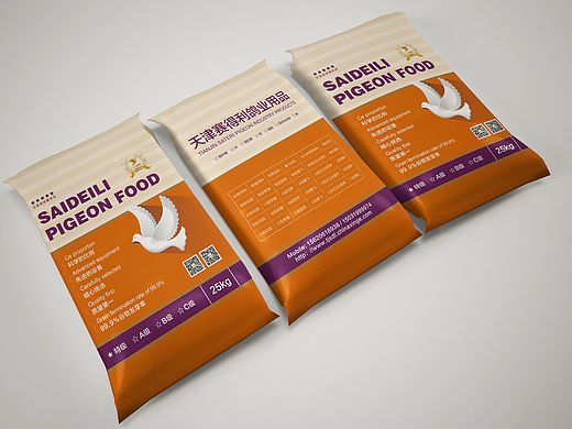 鸽粮包装袋设计（个人主页-ZMTU3OTk3MTY=） - 包装 - 站酷设计师桓超原创素材 - 站酷ZCOOL