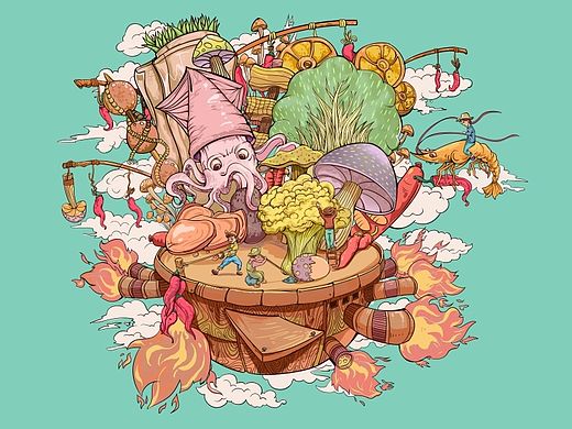 包装设计插画