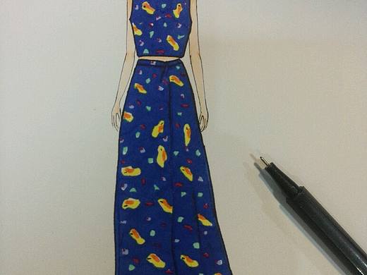 时装手绘（个人主页-ZMTcwODQ2MDg=） - 其他服装 - 站酷设计师heyfen原创素材 - 站酷ZCOOL