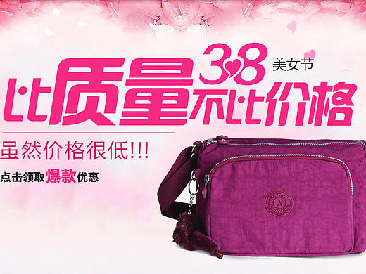 2015年3月8日三八节快乐帆布女包