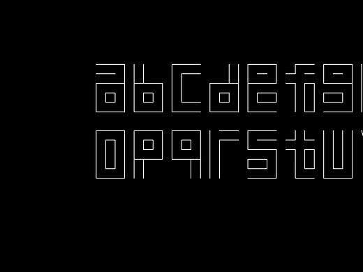 线形字体设计（个人主页-ZMTc0Nzk1MzI=） - 字体/字形 - 站酷设计师唯文有华秀于百卉原创素材 - 站酷ZCOOL