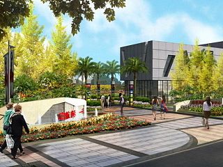 启航 闽江一号售楼部景观设计（个人主页-ZNTAwMDEwOA==） - 景观设计 - 站酷设计师LEO景观设计原创素材 - 站酷ZCOOL